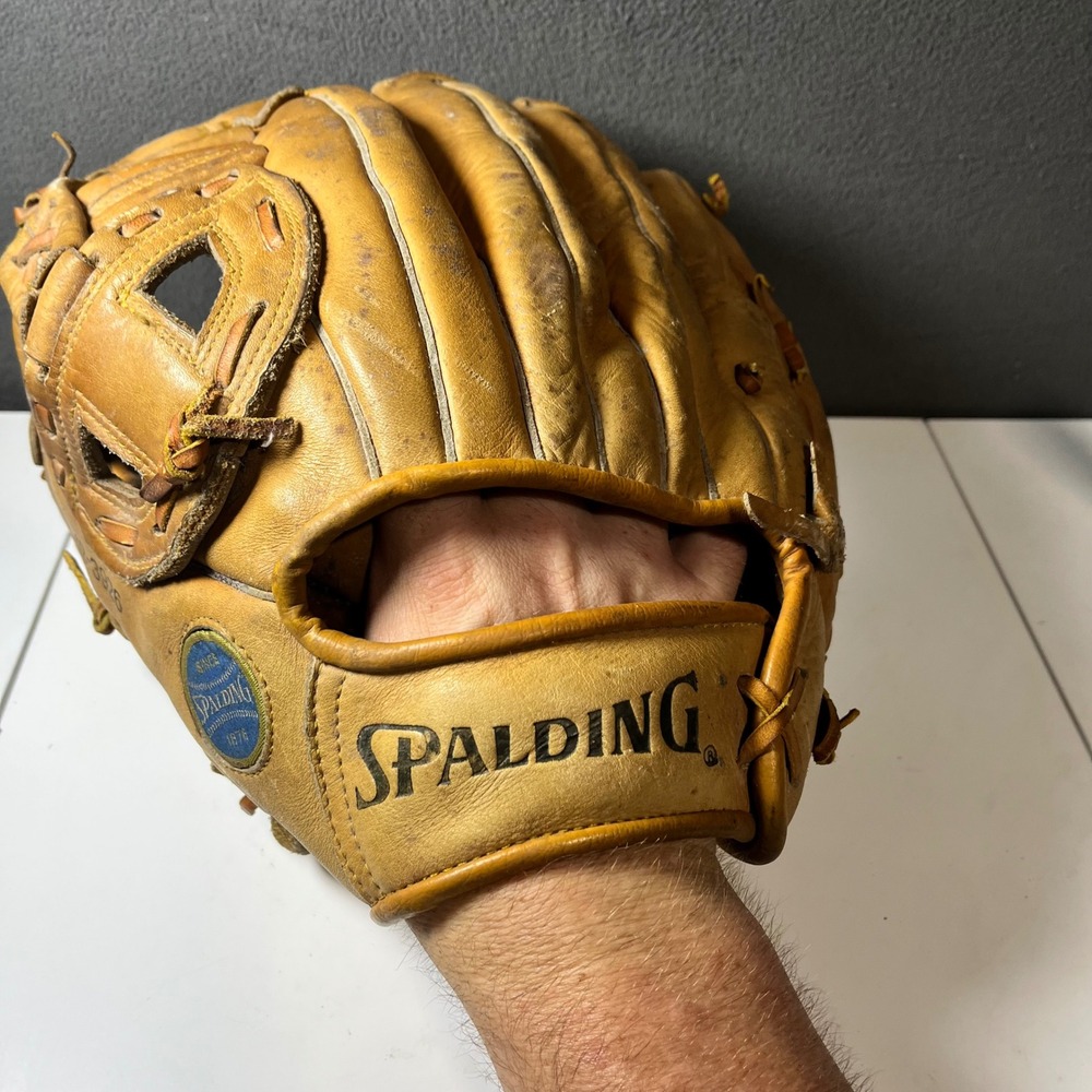 Spalding Dave Kingman Advisory Staff Baseball Glove EZ-Flex Leather 42-3926 RHT